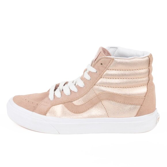 Vans Sk8-Hi Reissue 2-Tone Metallic Rose Gold Women’s 8.5 NWOB - Picture 11 of 13